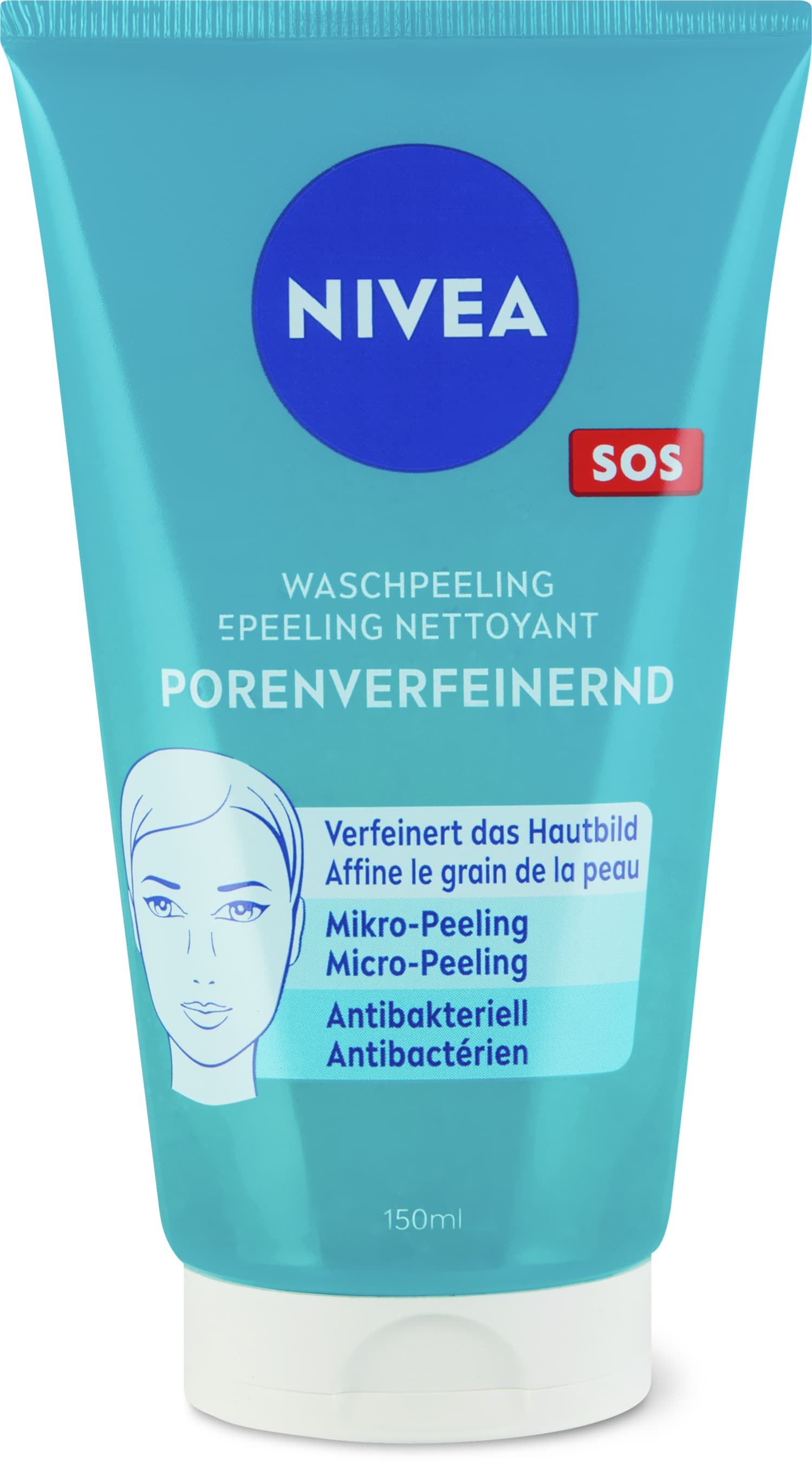 Nivea Peeling detergente SOS Affina i pori 150ml